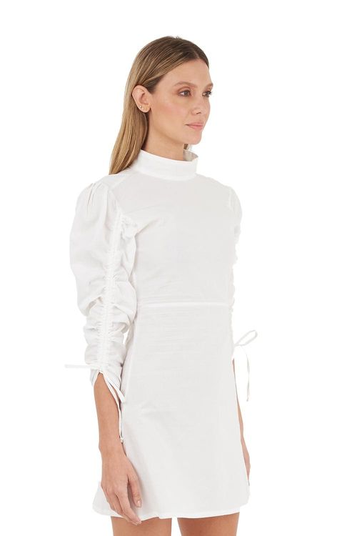 Vestido Corto Marfil para mujer Talia