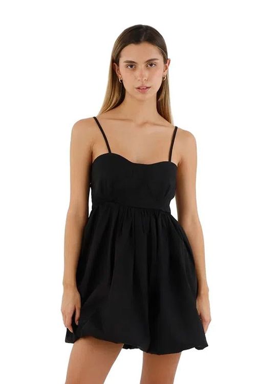 Vestido Corto Negro para mujer Joan