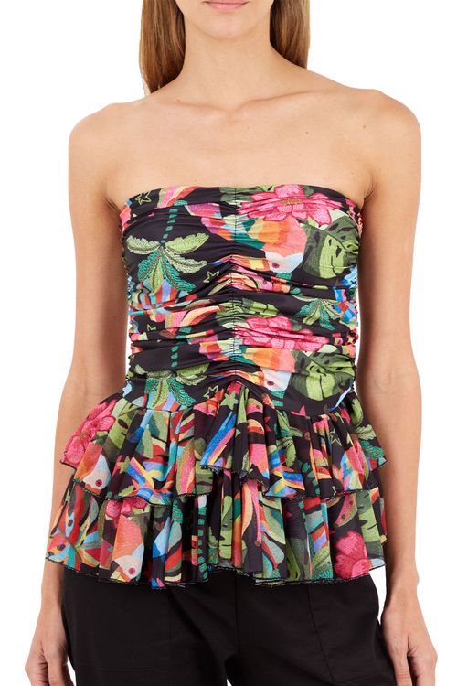 Top/Falda Estampado Magic Negro para mujer Rosie