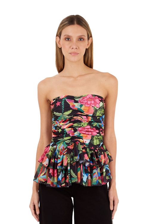 Top/Falda Estampado Magic Negro para mujer Rosie