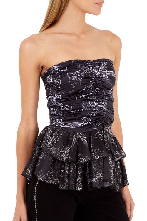 Top/Falda Estampado Negro para mujer Rosie