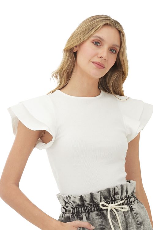 Top Marfil para mujer Mae