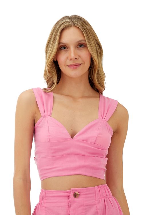 Top Rosado para mujer Maya