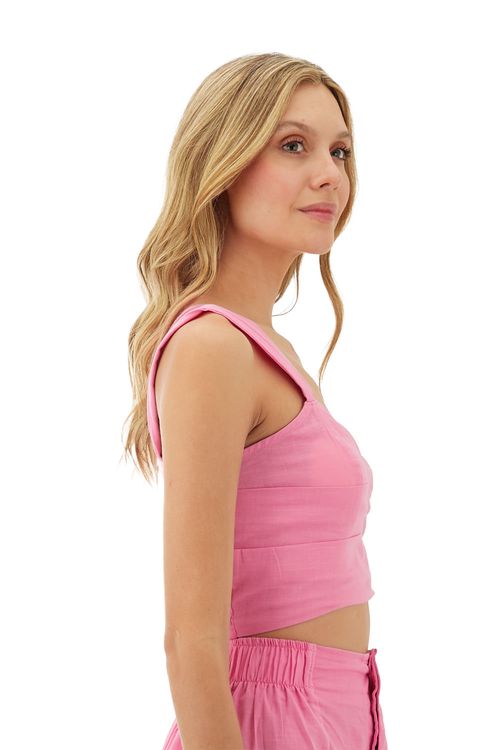 Top Rosado para mujer Maya