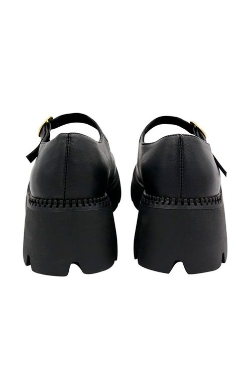 Mocasin Negro para mujer Jade