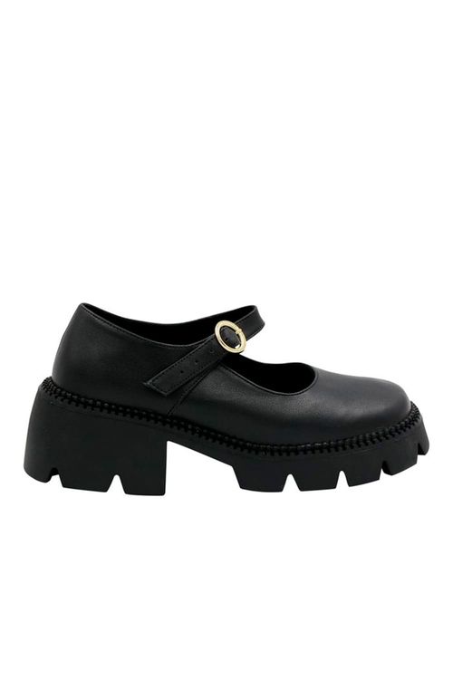 Mocasin Negro para mujer Jade