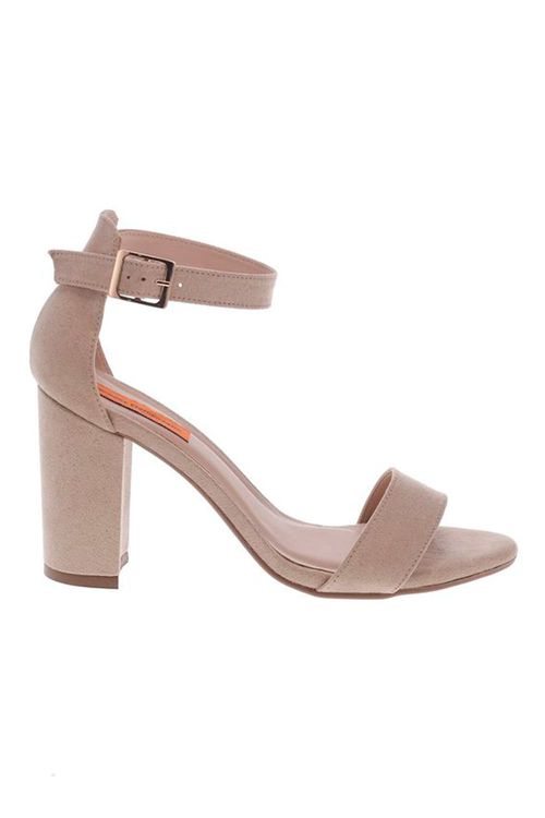 Sandalia Tacon Beige para mujer Cairo