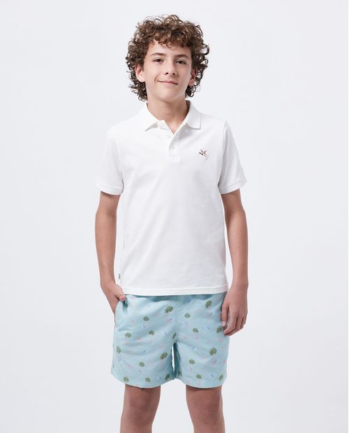 Pantaloneta de Baño Estampada para Niño