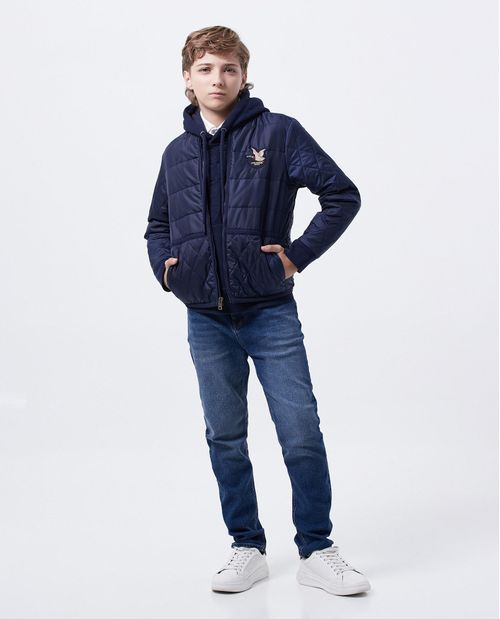 Chaqueta Acolchada Silueta Bomber para Niño