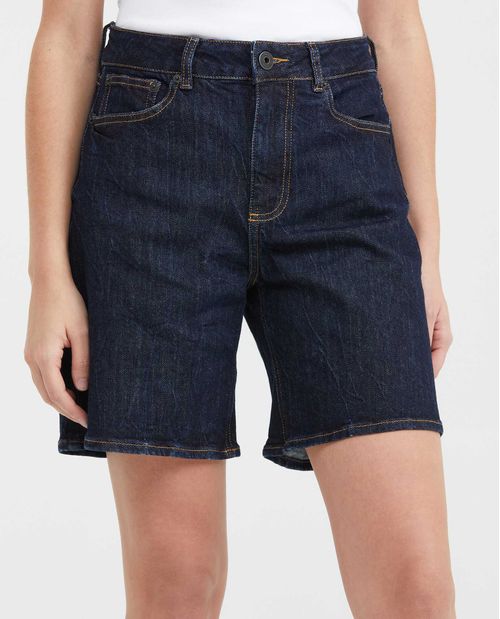 Short en Denim High Rise Azul Oscuro para Mujer