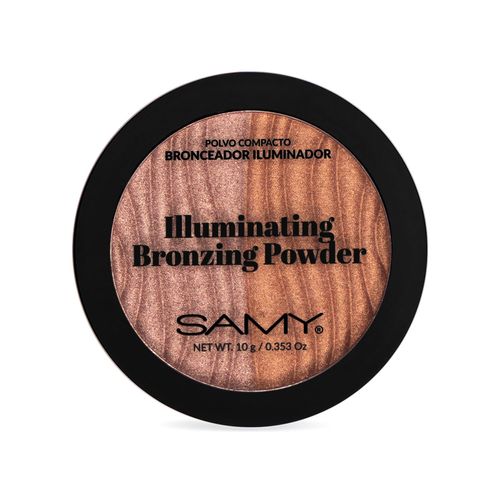 POLVO COMPACTO BRONCEADOR ILUMINADOR SAMY