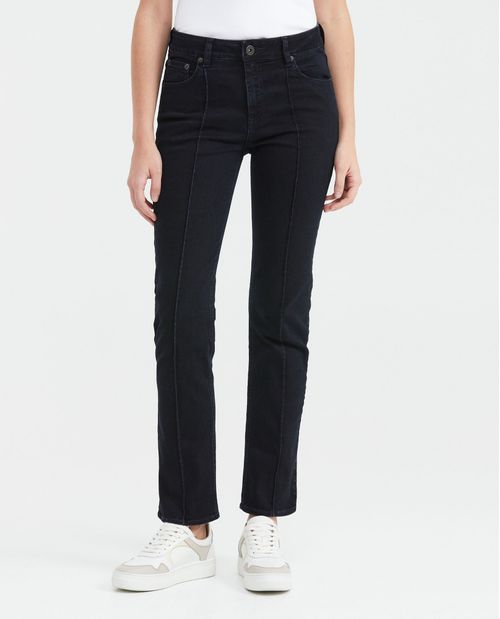 Jean High Rise Boot Cut Azul Ultra Oscuro para Mujer