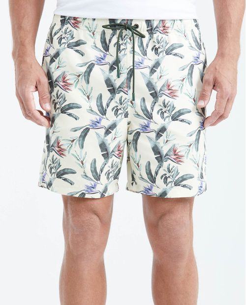 Pantaloneta de Baño Estampada para Hombre