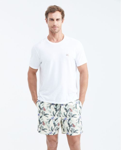 Pantaloneta de Baño Estampada para Hombre