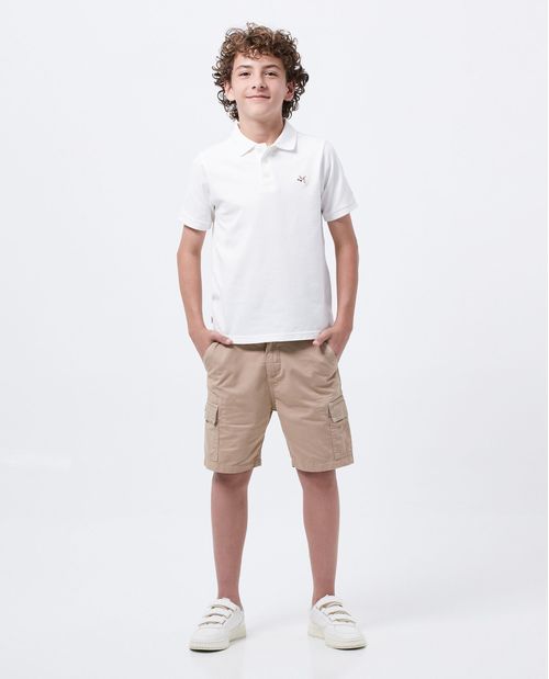 Camiseta Polo Straight Fit para Niño