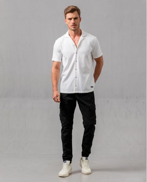 Camisa de manga corta para hombre