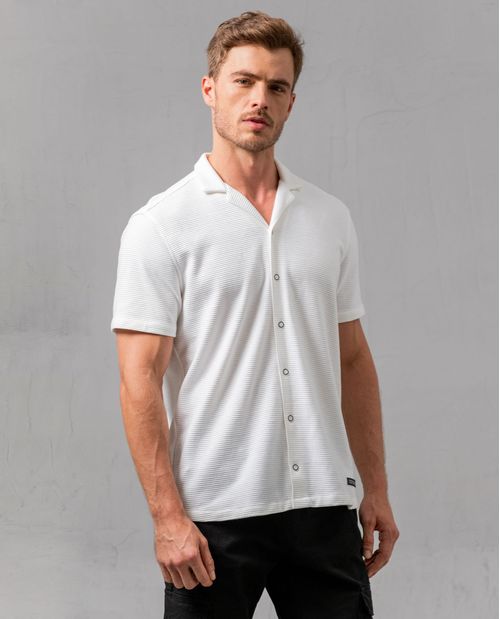Camisa de manga corta para hombre