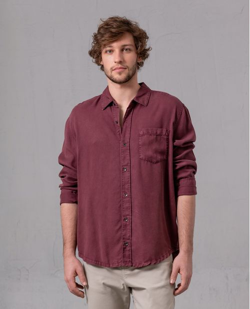 Camisa manga larga para hombre