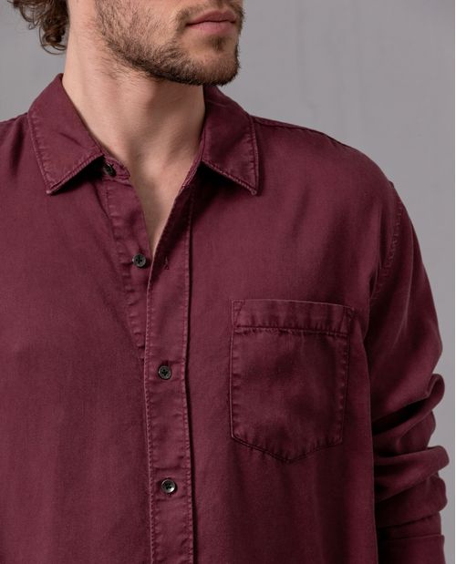 Camisa manga larga para hombre