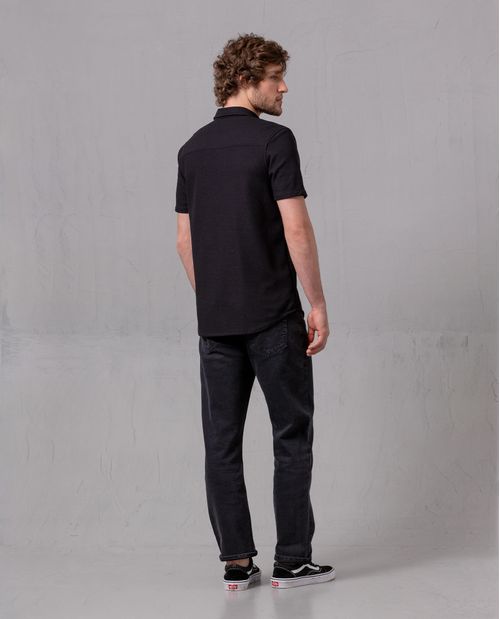 Camisa texturizada para hombre