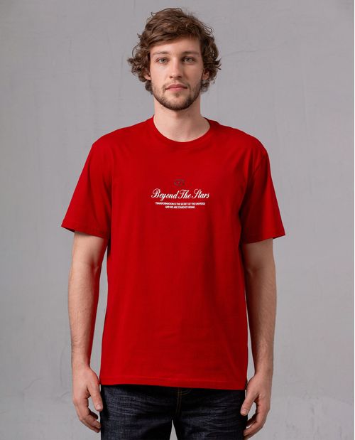 Camiseta con mini estampado para hombre