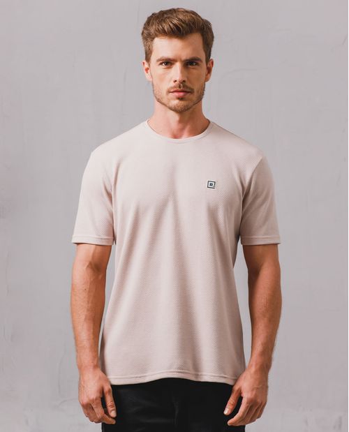 Camiseta con textura para hombre