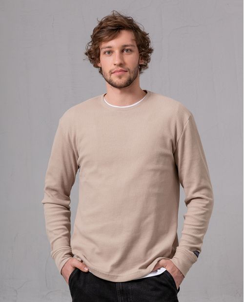 Camiseta con textura para hombre