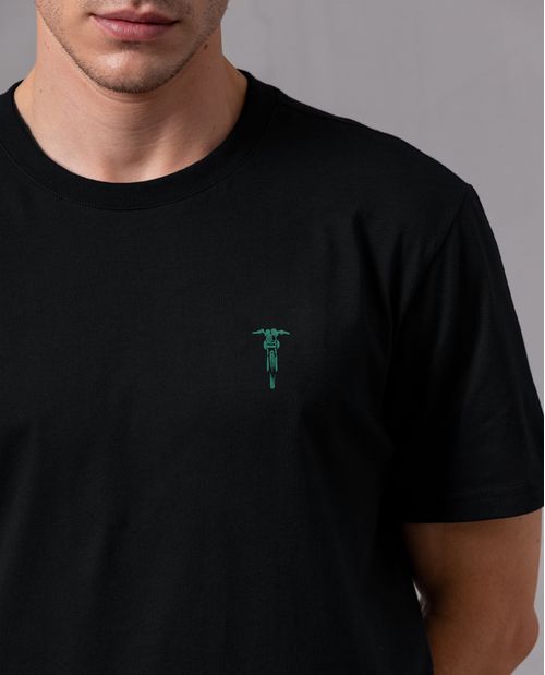 Camiseta con estampado punto corazón para hombre