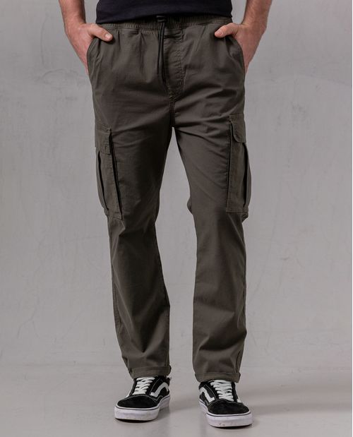 Pantalón con bolsillos cargo para hombre