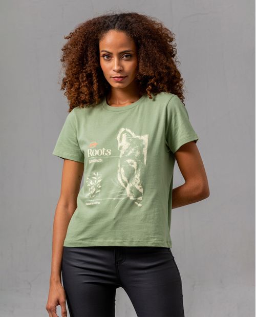 Camiseta manga corta para mujer