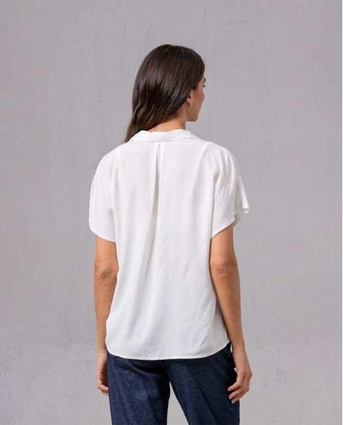 Camisa manga corta para mujer