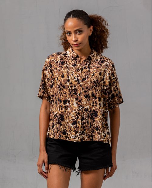 Camisa estampada para mujer