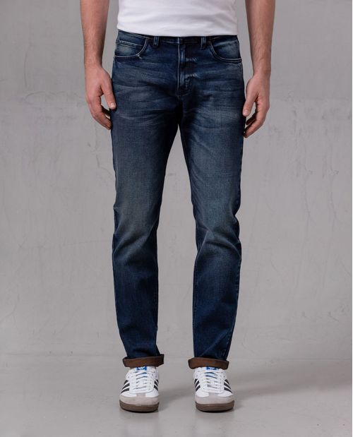 Jean Straight cinco bolsillos para hombre