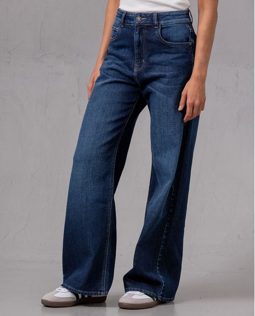 Jean Wide Leg tiro alto para mujer