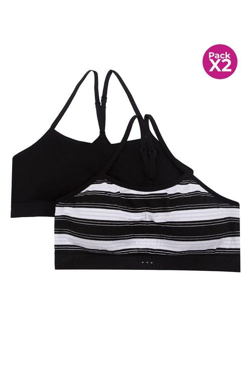 Top con tecnología seamless paquete x2