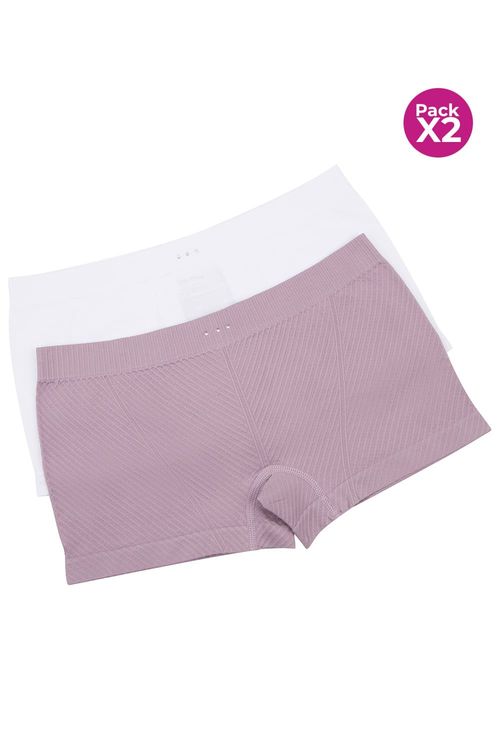 Panty paquete x2 bóxer seamless