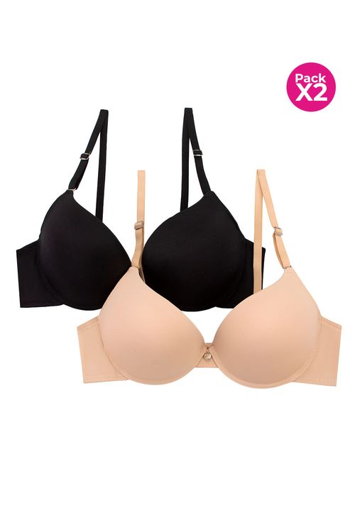 Paquete x2 brasier en microfibra
