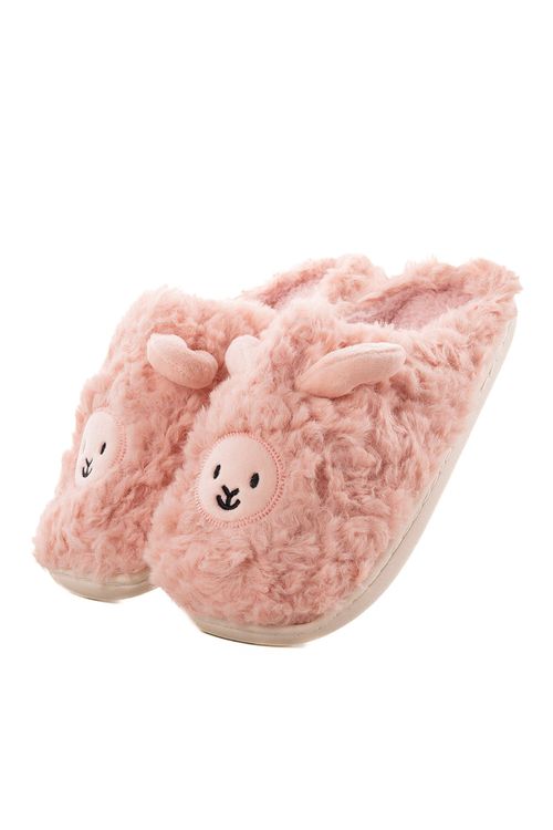 Pantuflas con diseño de oveja