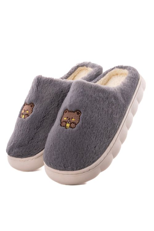 Pantuflas con diseño de animales