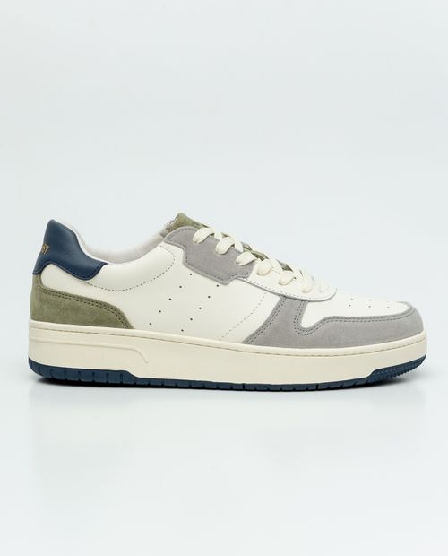 Tenis Tipo Basket en Cuero para Hombre