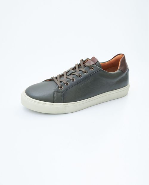 Tenis Casuales en Cuero para Hombre