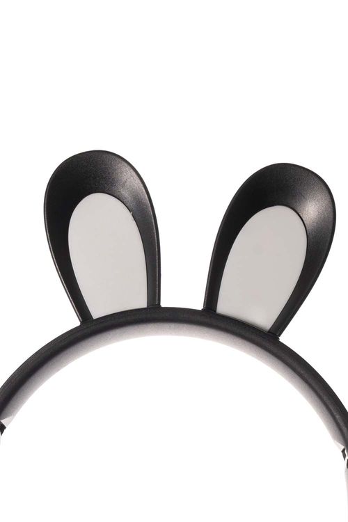 Audífonos inalámbricos de diadema con diseño de conejo