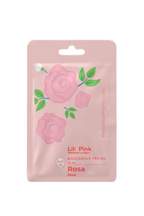 Mascarilla facial rosa 30ml