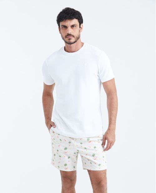 Pantaloneta de Baño Estampada para Hombre