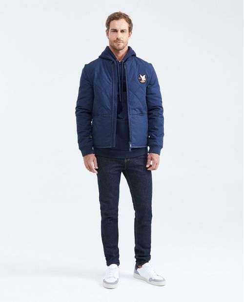 Chaqueta Acolchada Tipo Bomber para Hombre