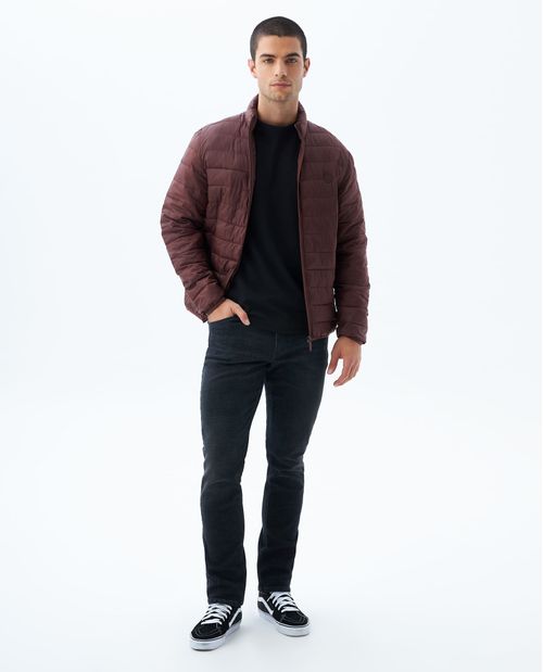 Chaqueta abullonada para hombre