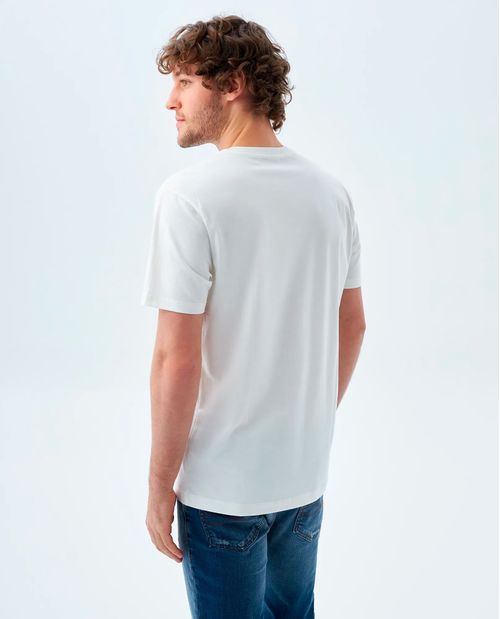 Camiseta manga corta en algodón para hombre