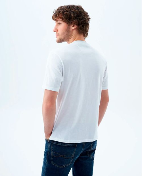 Camiseta manga corta en algodón para hombre