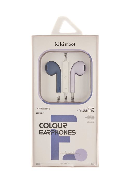 Audífonos de cable plug diseño unicolor