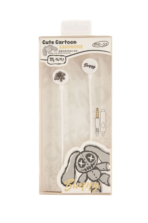 Audífonos de cable plug con diseños animados